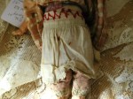 old antique doll chalk c